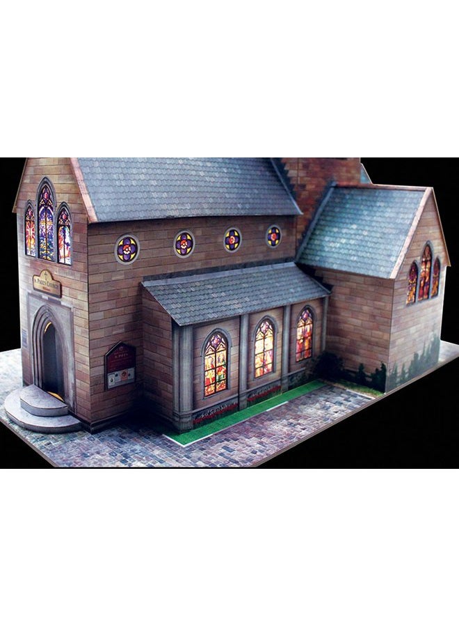 The CityBuilder O gauge 7mm 1:48 scale Model Railroad Building CHURCH Kit The CityBuilder - Image 5