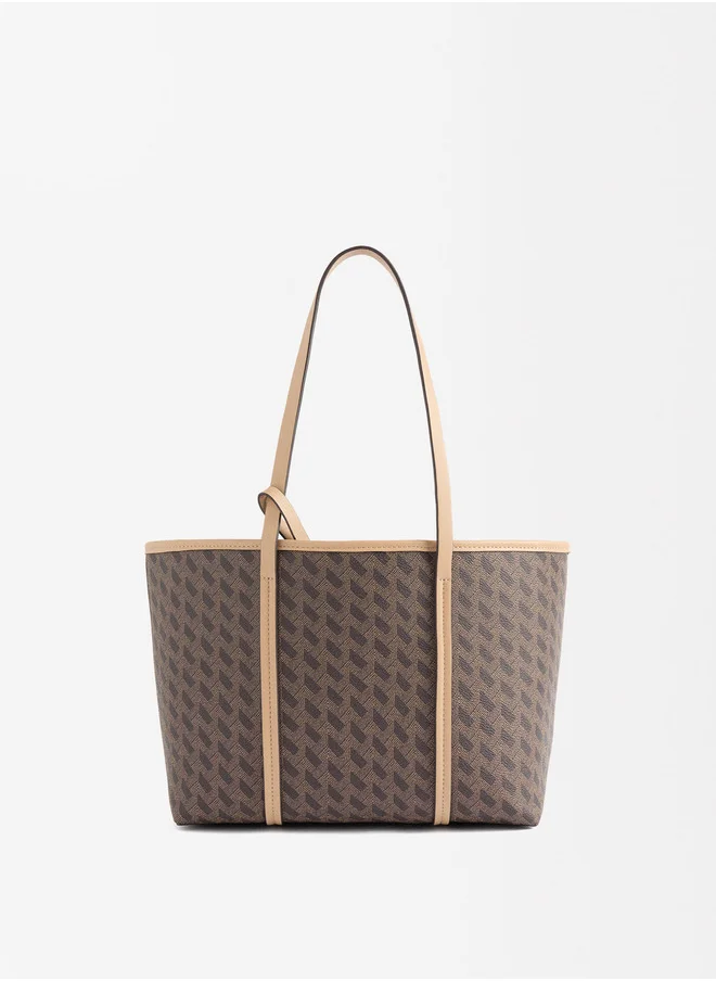 PARFOIS Printed Tote Bag