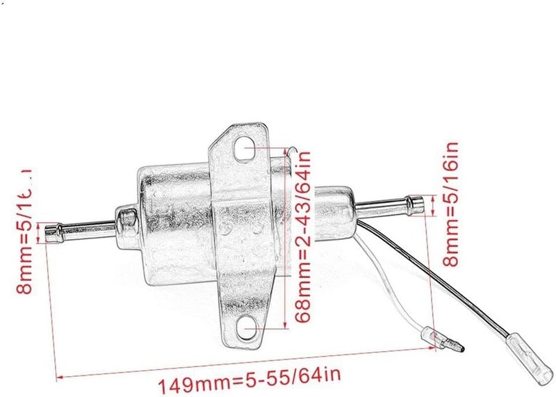 QASULER High Pressure Motorcycle Fuel Pump - Image 2