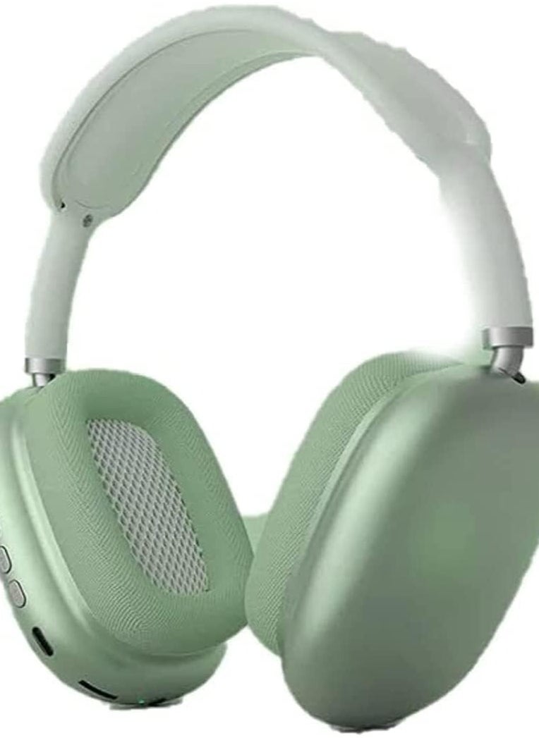 Generic - P9 Plus Max Immersive Active Noise Cancelling Over-Ear Headphones, Epitome of Cutting-Edge Design and Premium Sound Quality. Elevate Your Listening Experience, Fusion of Style and Comfort (GREEN) - Image 1