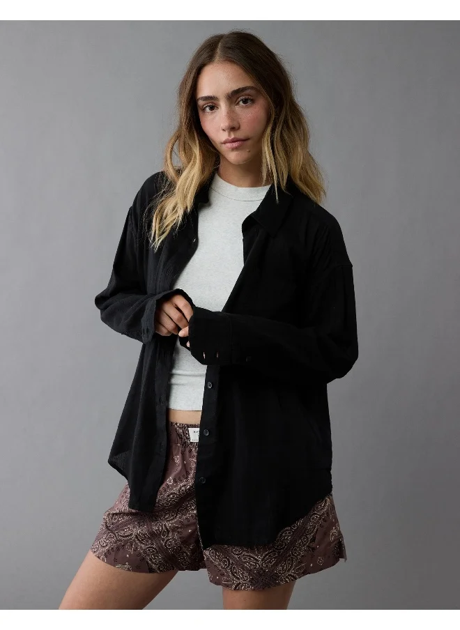American Eagle AE Perfect Button-Up Shirt