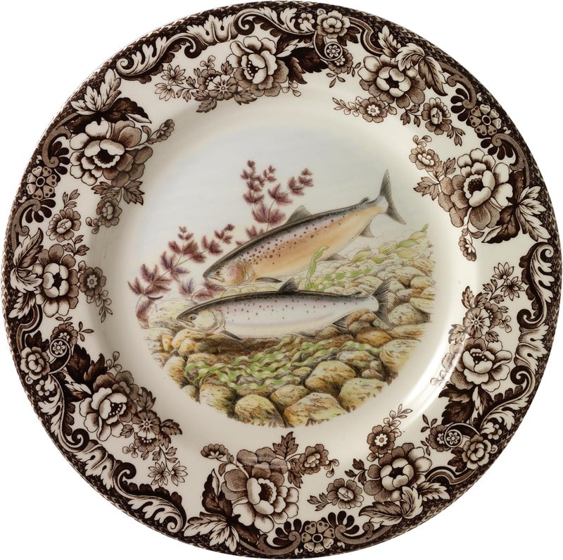 Spode Spode Woodland Salmon Dinner Plate 