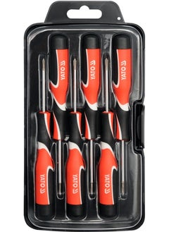 Yato YATO Precision Screwdriver Set 6pcs (Flat+Cross) YT-25861 