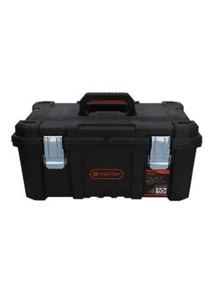 Tactix Structural Foam Tool Box with Easy-Grip Handle Black and Orange 21 inch 320390  - Image 1