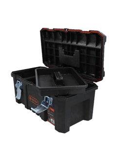Tactix Structural Foam Tool Box with Easy-Grip Handle Black and Orange 21 inch 320390  - Image 2