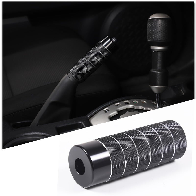 Suitable for Toyota FJ Cruiser 20072021 Handbrake Cover Aluminum Alloy Handbrake Grips Cover Trim Interior Handle Brake Protection Black