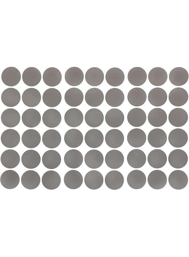 The Bros Self-Adhesive Screw Cap Stickers - 54 PCS PVC Screw Cover Caps Dust-Proof Screw Hole Cover Stickers, Cover up Annoying Screws, for Wall, Wooden Furniture Cabinet, Desk Screws (Gray) - Image 1