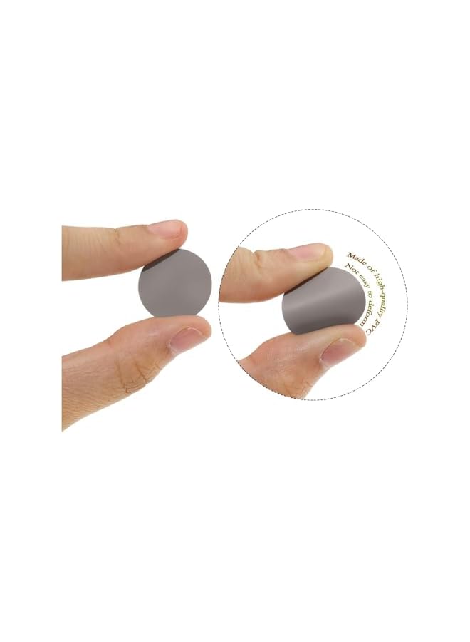 The Bros Self-Adhesive Screw Cap Stickers - 54 PCS PVC Screw Cover Caps Dust-Proof Screw Hole Cover Stickers, Cover up Annoying Screws, for Wall, Wooden Furniture Cabinet, Desk Screws (Gray) - Image 3