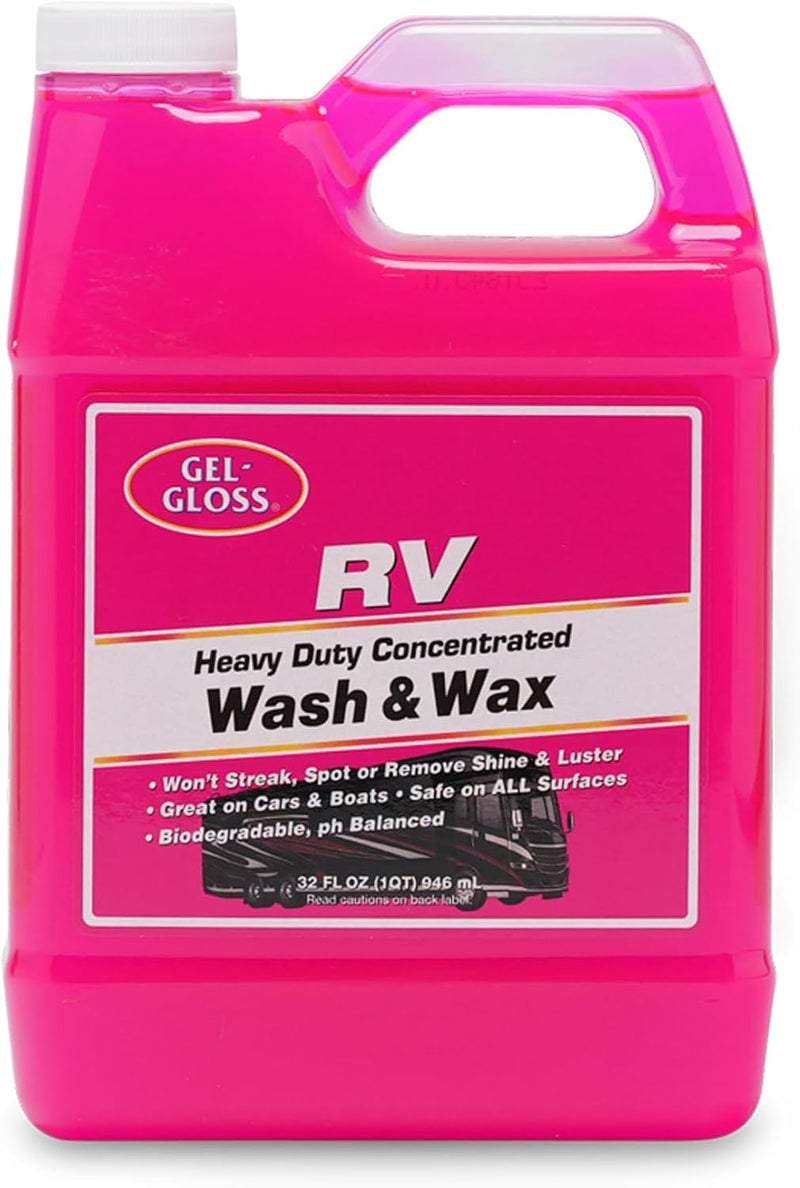 TR Industries Gel-Gloss RV Wash and Wax - 32 oz. - Image 1