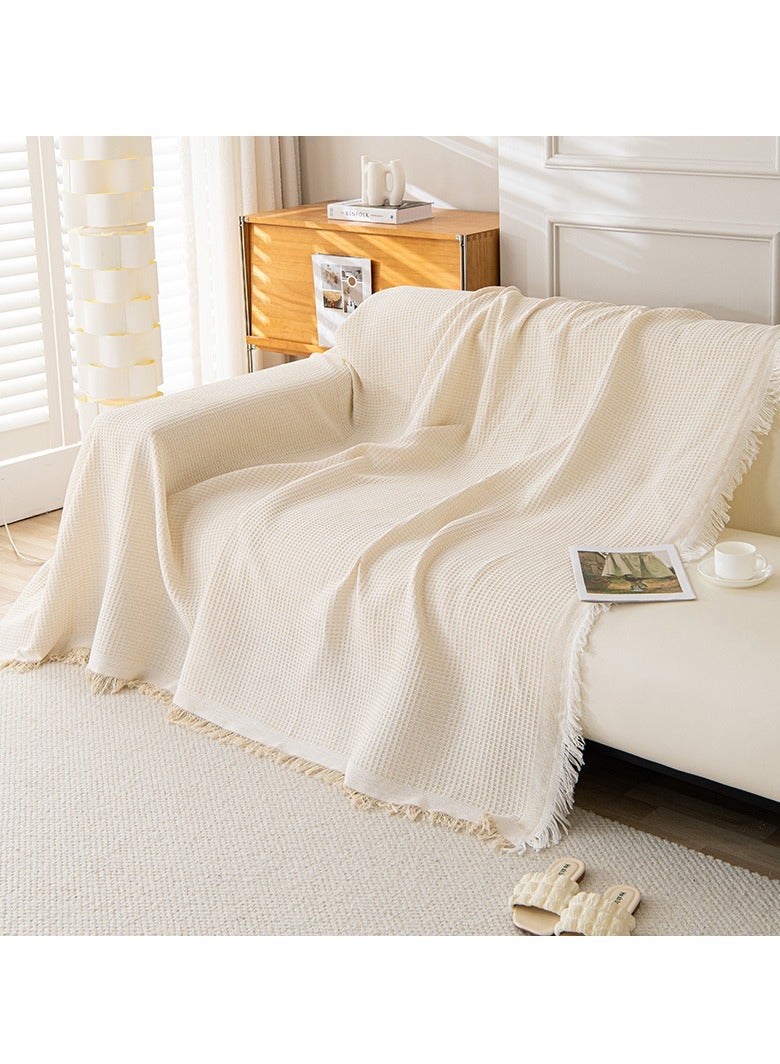 general Sofa towel full cover ins wind Nordic sofa cushion camping blanket cover towel all seasons universal all-inclusive sofa cover（180x130cm）