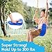 TURFEE Swing for Outdoor Swing Set Pack of 1 Seat Replacement Kit with Heavy Duty Chains Backyard Swingset Playground Accessories for Kids Blue - Image 4