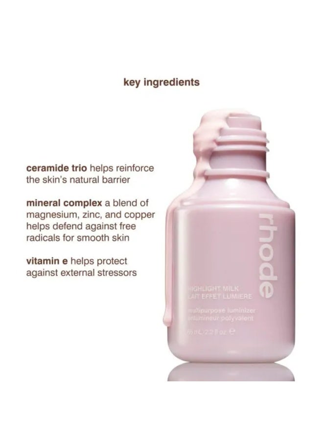 rhode Highlight milk Multipurpose luminizer 01 Pearly Pink - Image 4