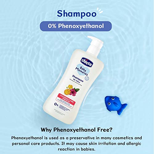 Chicco Baby Moments Shampoo for Tear-Free Bath Times, New Advanced Formula with Natural Ingredients, Suitable for Baby’s Tangle Free, Smooth Hair, No Phenoxyethanol and Parabens (200ml) - Image 4