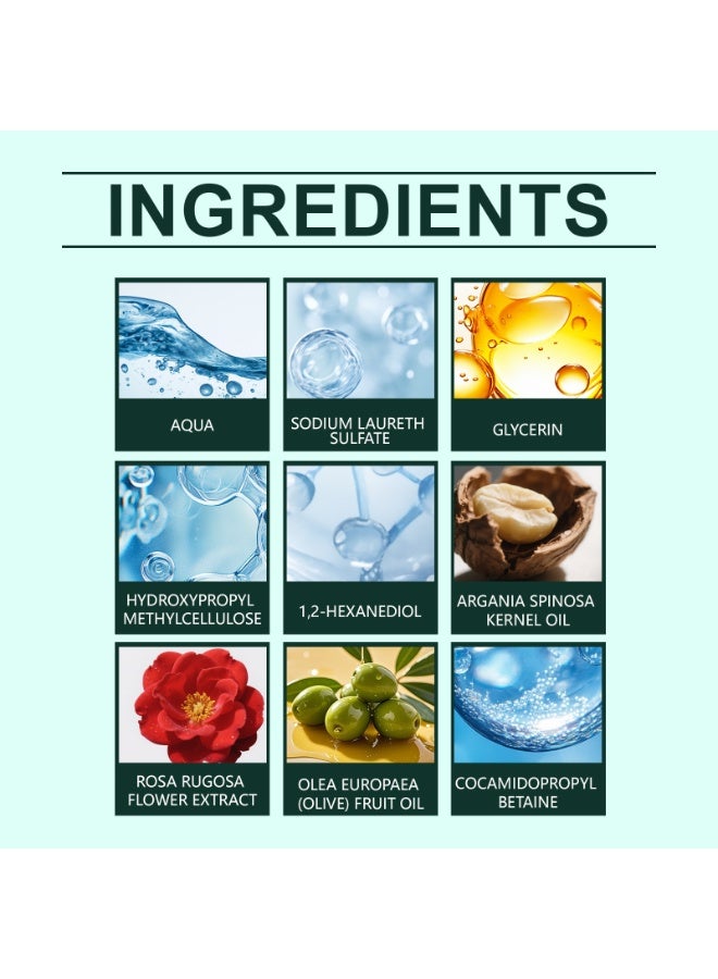 OceAura Moroccan Black Soap 100g Body Cleanser - Gentle Exfoliating Black Soap with Argan Oil - Moisturizing Body Exfoliator Scrub for Smooth, Radiant Skin - Natural Morocco Soap - Image 4