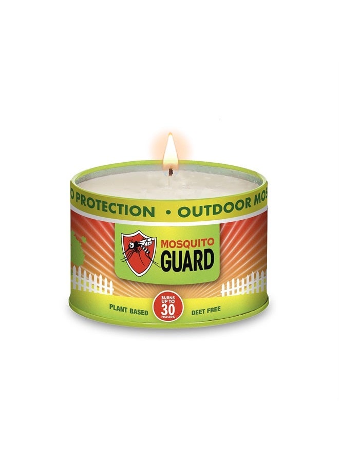 Mosquito Guard شمعة طاردة للبعوض 12 أونصة للحدائق الخارجية - تحترق لمدة 35 ساعة - شموع السترونيلا الطاردة للبعوض في الهواء الطلق - شموع طبيعية للبعوض في الخارج - شمعة طاردة للحشرات - Image 1