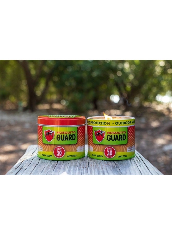 Mosquito Guard شمعة طاردة للبعوض 12 أونصة للحدائق الخارجية - تحترق لمدة 35 ساعة - شموع السترونيلا الطاردة للبعوض في الهواء الطلق - شموع طبيعية للبعوض في الخارج - شمعة طاردة للحشرات - Image 3