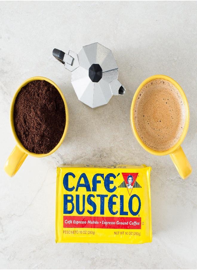Café Bustelo Café Bustelo Espresso Dark Roast Ground Coffee Brick, 6 Ounces (Pack of 12)  - Image 3