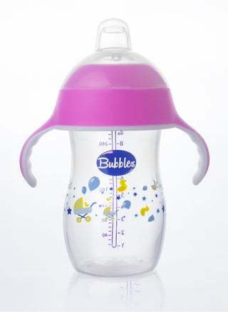 Bubbles Baby Cup and Feeding Bottle 2 in 1 280ml Pink - pzsku/Z880301EA455D23CB0CF9Z/45/_/1714923695/9d026f1c-24d4-428f-a6ef-80095e9b3c2e