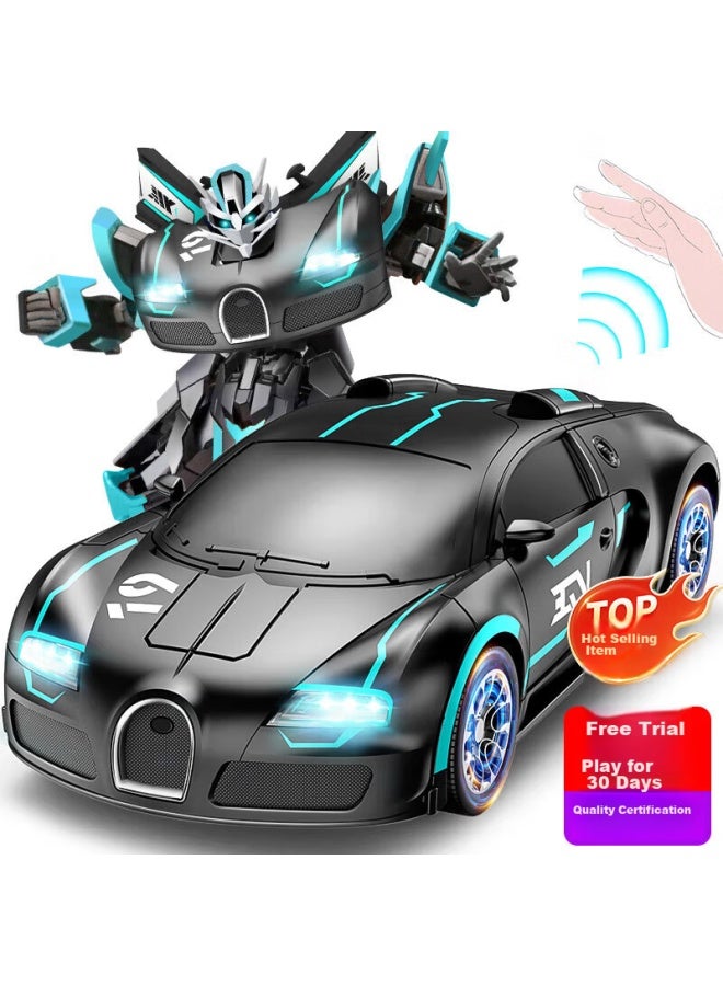 Jjr/c Transforming Car, Remote Control Car Robot, Boys' Toy, Rc Remote Control Car, Bumper Car, Racing Car, Christmas Gift - Image 1