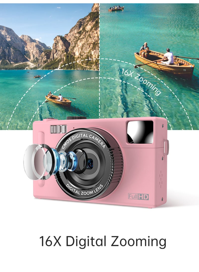 Generic 1080P Compact Digital Camera Video Camcorder 48MP 3.0 Inch TFT LCD Screen Auto Focus 16X Digital Zoom  - Image 5
