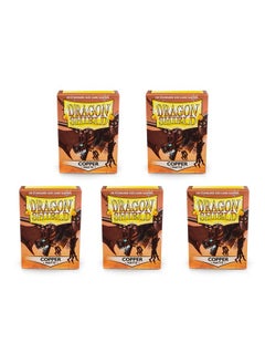 dragon shield N Shield Matte Copper Standard Size 100 Ct Card Sleeves Value Bundle  - Image 2