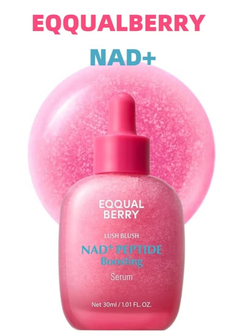 EQQUALBERRY NAD+ Peptide Boosting Smoothie Serum 30ml Rejuvenating Facial Serum with NAD+, Peptides & Antioxidants for Firmness, Radiance & Hydration - Image 1