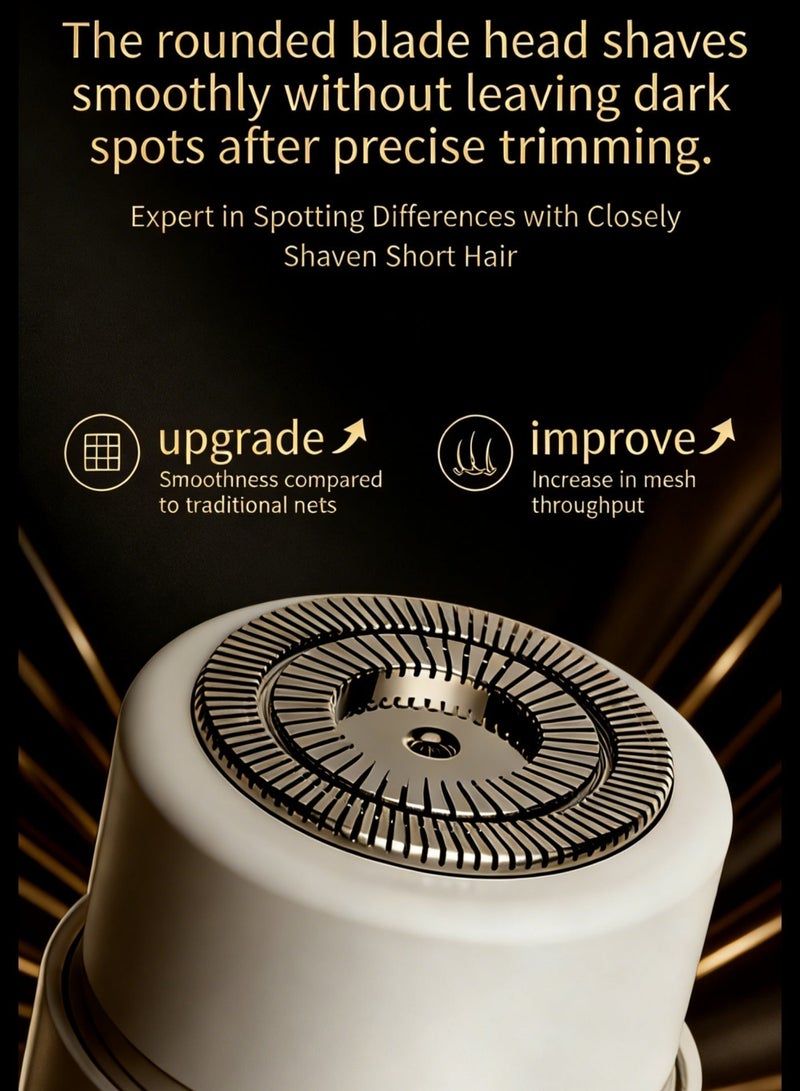 كرونايتي ماكينة حلاقة نسائية متعددة الاستخدامات لإزالة الشعر – ماكينة حلاقة للمناطق الحساسة والوجه والجسم، جهاز إزالة شعر نسائي مقاوم للماء IPX7 وقابل للشحن USB - Image 4