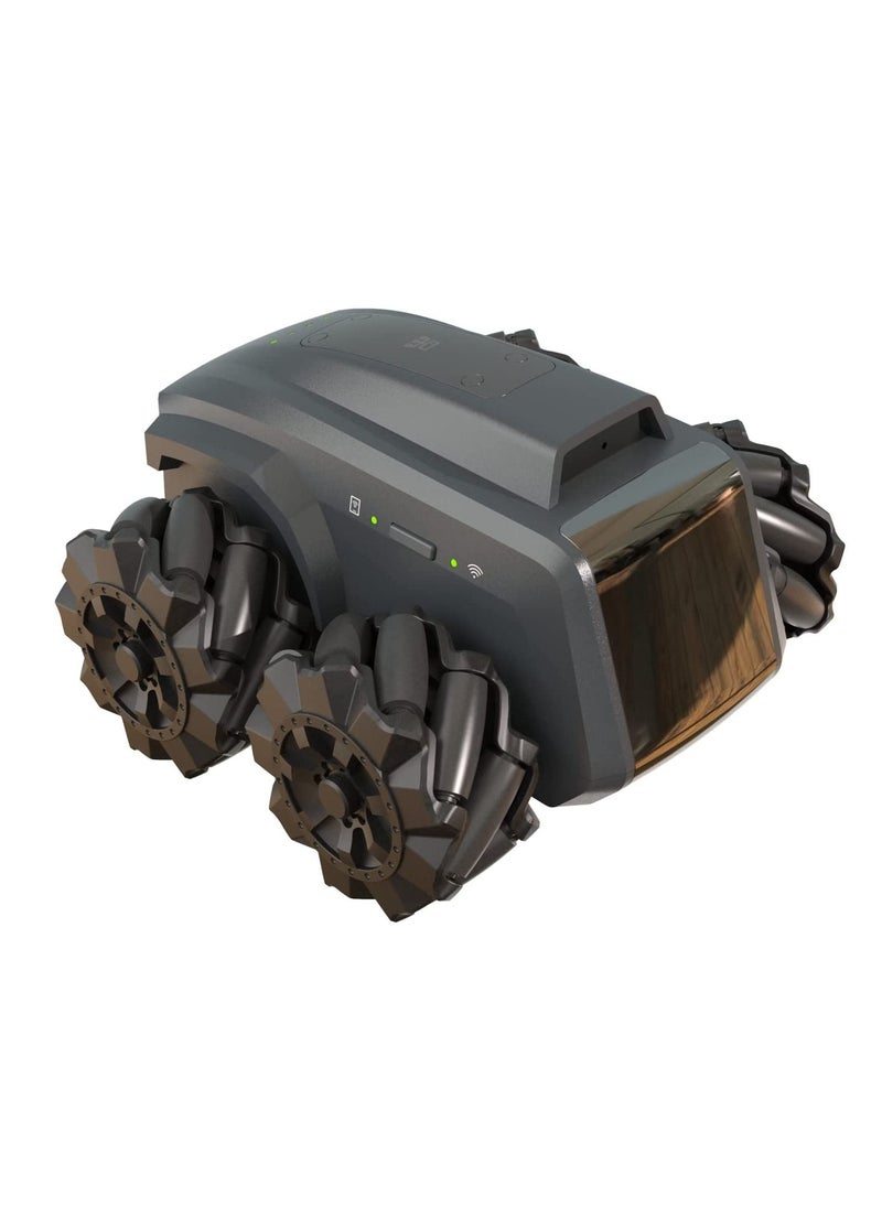 Moorebot - Moorebot Scout - Tiny AI-Powered Smart Camera Mobile Robot for Monitoring, Work with Alexa and Google Home, 1080P, Human and Pets Recognition, FWD Mecanum Wheels, Auto Patrol and Docking, Night Vision - Image 1
