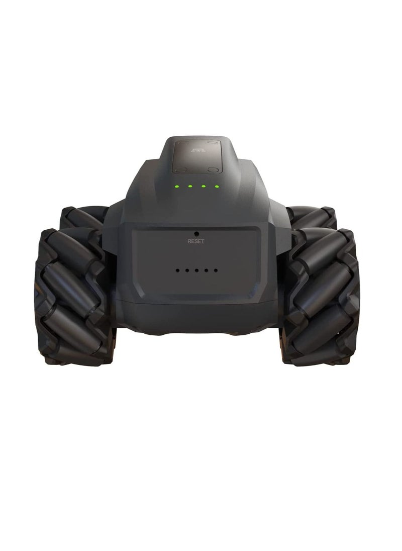 Moorebot - Moorebot Scout - Tiny AI-Powered Smart Camera Mobile Robot for Monitoring, Work with Alexa and Google Home, 1080P, Human and Pets Recognition, FWD Mecanum Wheels, Auto Patrol and Docking, Night Vision - Image 1