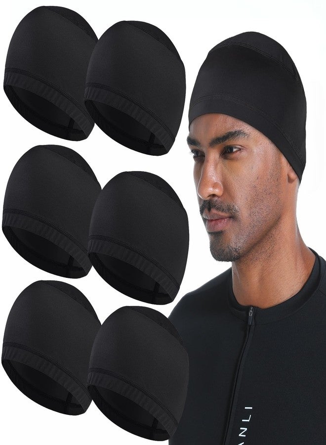 Roybens 6PCS Cooling Skull Caps for Men, Hard Hat Liner Helmet Liner Cycling Cap Running Beanie Motorcycle Sweat Wicking Head Wrap Women - Image 1