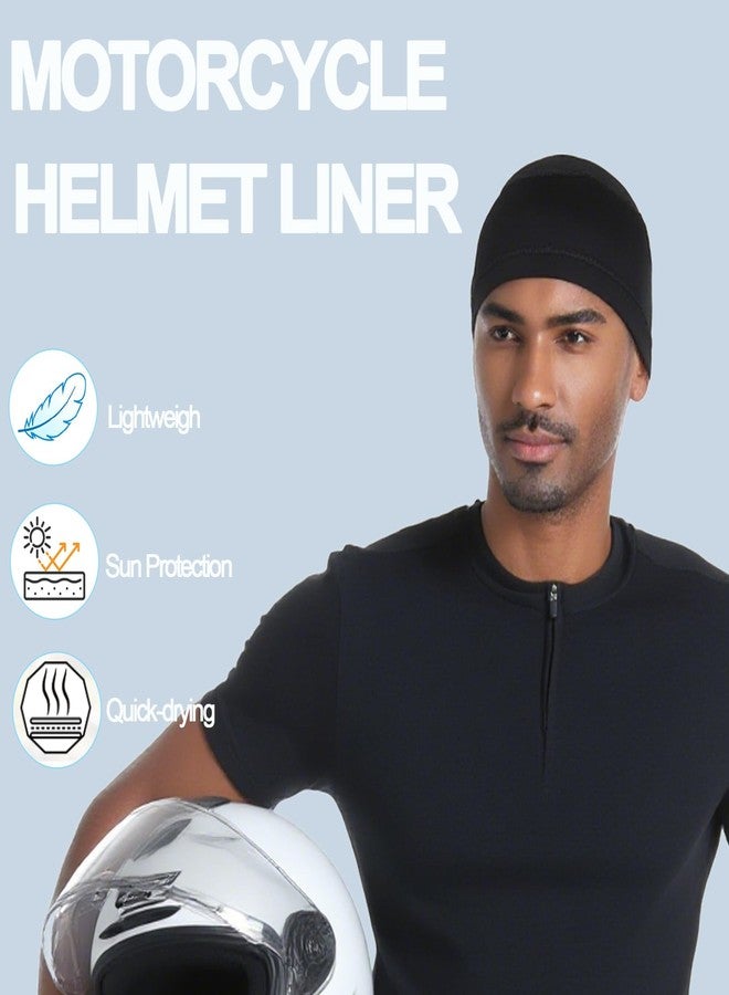 Roybens 6PCS Cooling Skull Caps for Men, Hard Hat Liner Helmet Liner Cycling Cap Running Beanie Motorcycle Sweat Wicking Head Wrap Women - Image 3