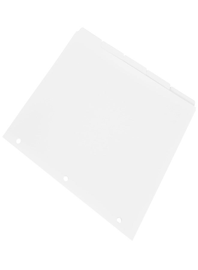 exhibitindexes فواصل عرض إضافية من Exhibitindexes® للاستخدام مع واقيات الأوراق، عرض 9 3/4 بوصة - تناسب المجلدات القياسية ذات 3 حلقات - صنع في الولايات المتحدة الأمريكية - Image 3