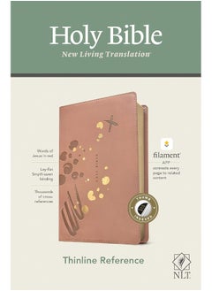 NLT Thinline Reference Bible, Filament Edition, Pink  - Image 1