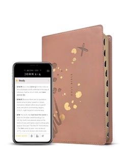 NLT Thinline Reference Bible, Filament Edition, Pink  - Image 5