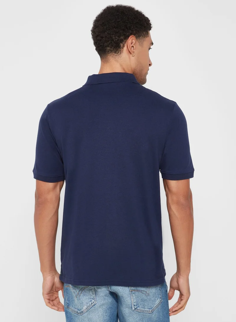 Seventy Five Embroided Polo Shirt