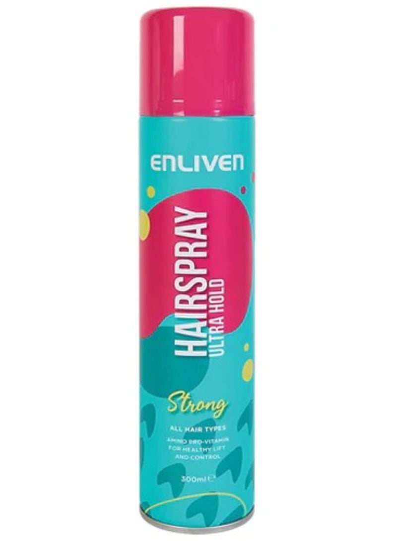 ENLIVEN Ultra Hold Hair Spray 300ml - Image 2
