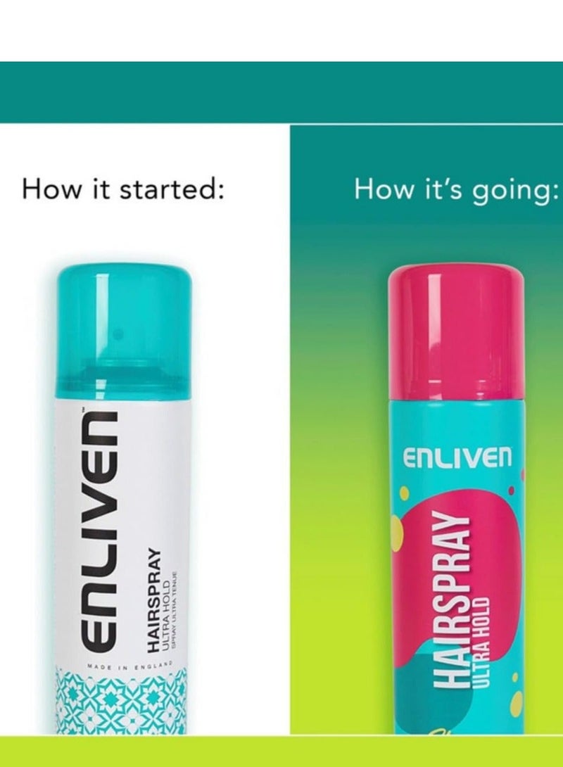 ENLIVEN Ultra Hold Hair Spray 300ml - Image 3