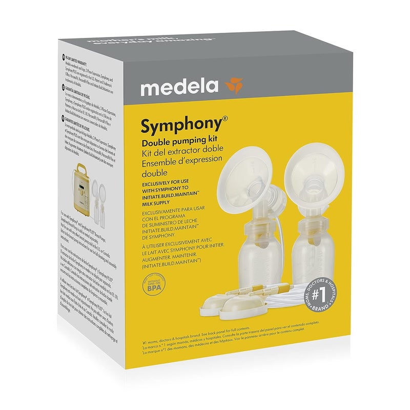 Medela مجموعة مضخة الثدي ميديلا سيمفوني نظام الضخ المزدوج يتضمن كل ما تحتاجه لبدء الضخ مع سيمفوني مصنوعة بدون BPA - Image 2