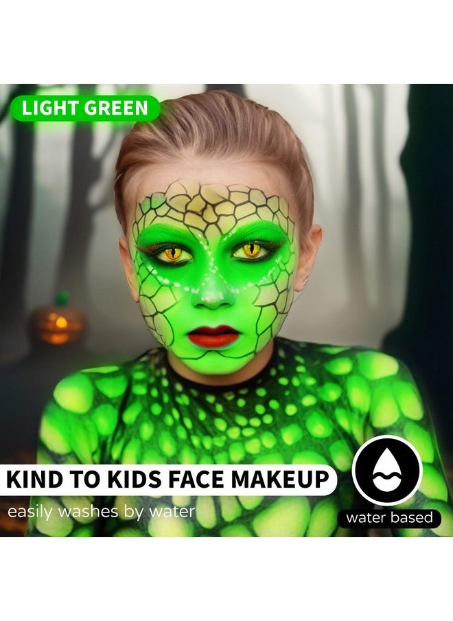 Light Green Face Body Paint Stick,Water Based Washable Green Face Paint Stick,Non-Toxic Full-Coverage Cream Green Body Paint For Halloween Cosplay Sfx Makeup,St Patricks Day Accessories - pzsku/Z8803DEE218470D6F864FZ/45/_/1734437661/f676a207-6a66-48c1-bfc2-0967740f8040