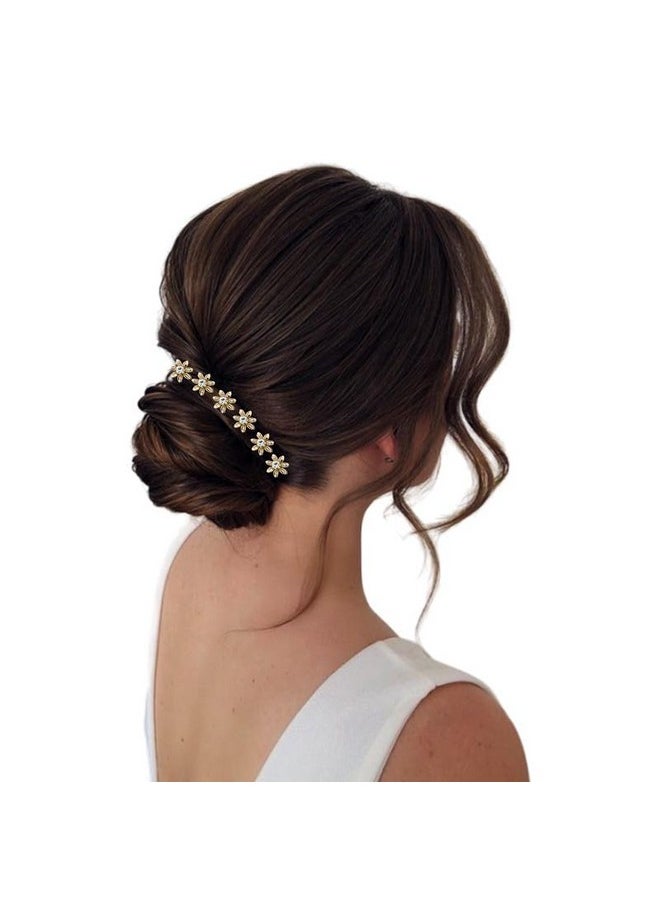 Hair Flare Hair Pins, Effortlessly Elegant Stone, Perfect For Easy Diy Styling And Enhancing Your Hairstyle Effortlessly, Juda Pin, Silver_2273  - Image 4