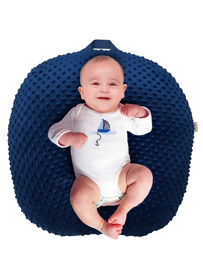 Strechy Minky Newborn Lounger Cover Removable And Ultra Soft Sung Fitted Baby Lounger Slipcover (1 Packnavy) - pzsku/Z8803EA50D5AB1493C754Z/45/_/1698500503/edd506a2-d00f-401a-a606-e0175df951b1