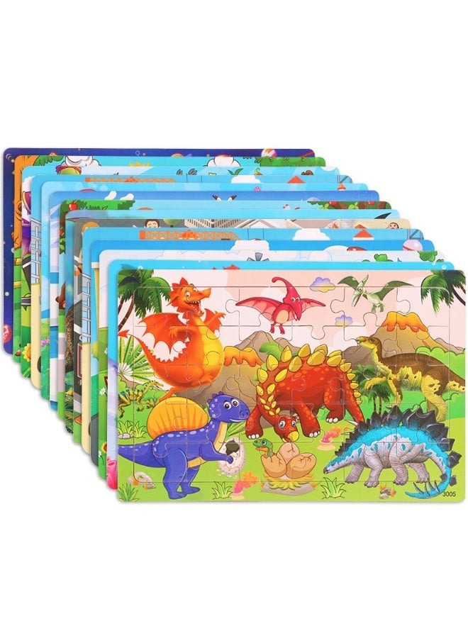 Twisoo 30-Piece Animal Wooden Jigsaw Puzzle – Early Educational Toy for Babies & Kids – Fun Learning Puzzle for Boys & Girls, (5 Pcs) - Image 1