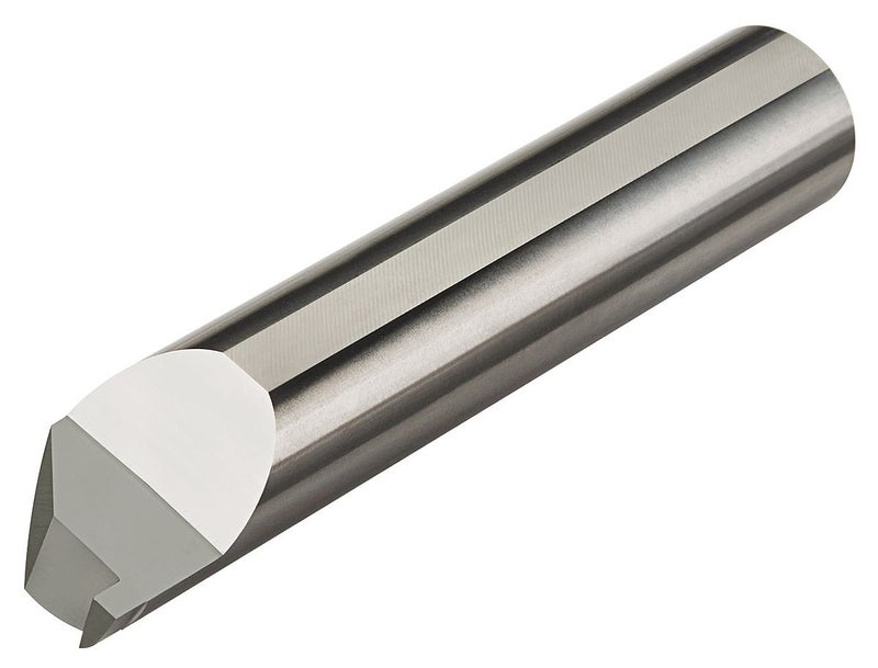 FG-375-125 Grooving Tool - Face Grooving, 1/8" Width, .100" Proj, 3/8" Min Bore Dia, 1-1/4" Max Bore Depth, 3/16" Offset, 3/8" Shank Dia, 2-1/2" OAL, Uncoated