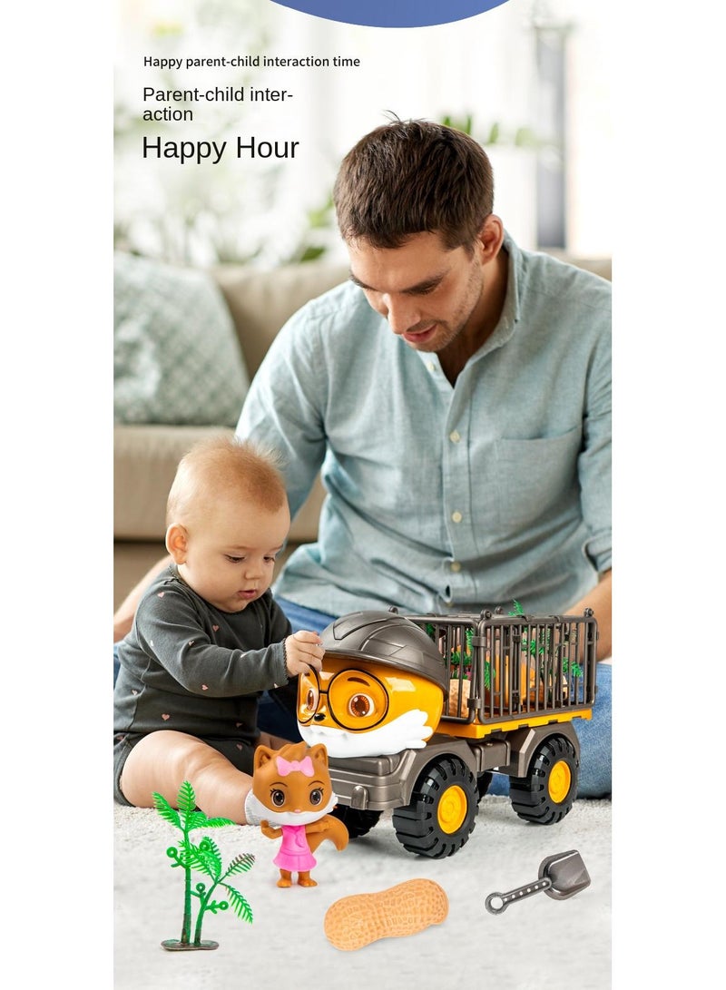 Y&D Simulation Of Children's Fall-resistant Engineering Cement Mixer Truck Model Toy - Image 5