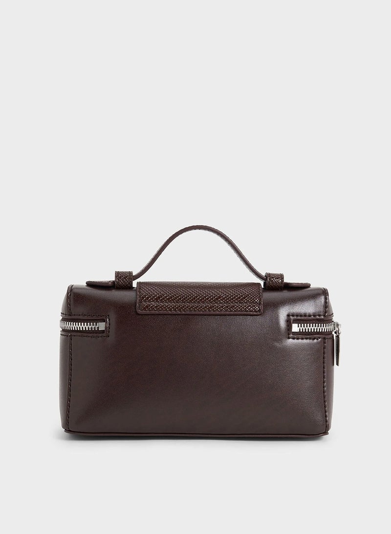 Charles & Keith Arwen Top Handle Vanity Bag  - Image 5