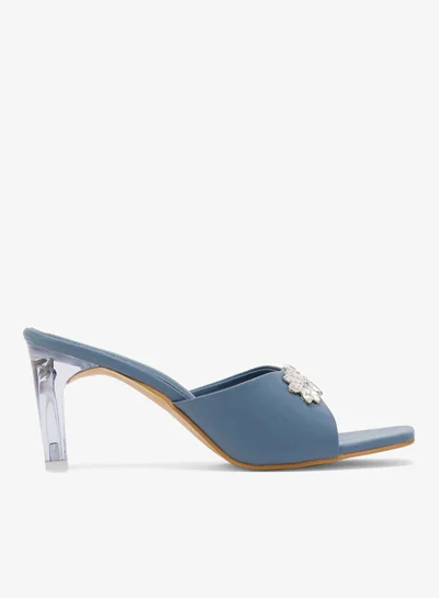 Pink Step High Heeled Sandal With Bow