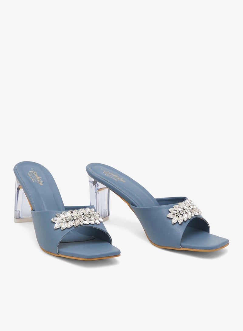 Pink Step High Heeled Sandal With Bow - Image 4