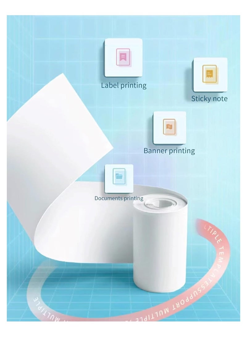 Huitich 1 Pc High-Quality Thermal Printer Paper Roll - 56mm x 26mm for Barcode Labels - Image 3