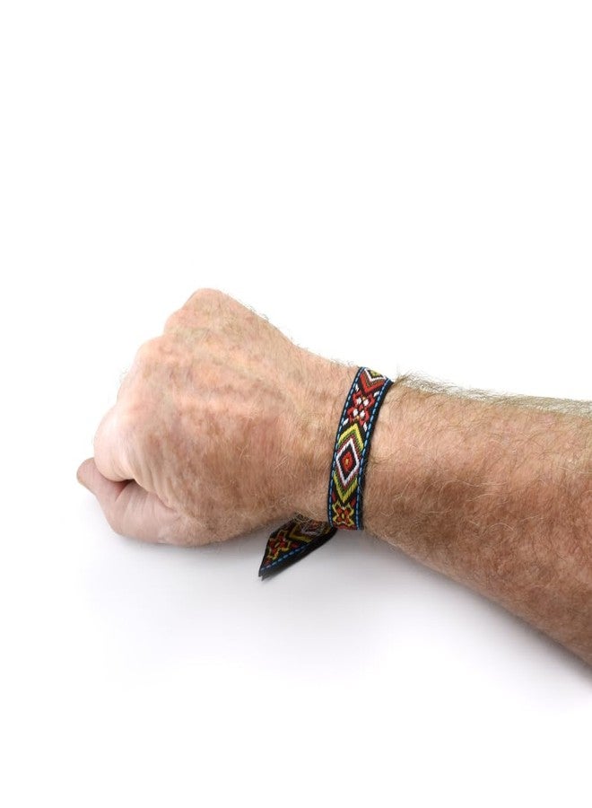 BDM Fabric Bracelets, Colorful Braided Bracelets, Ethnic, Adjustable Cartoon Fabric, Casual and Simple for Men and Women - Image 2