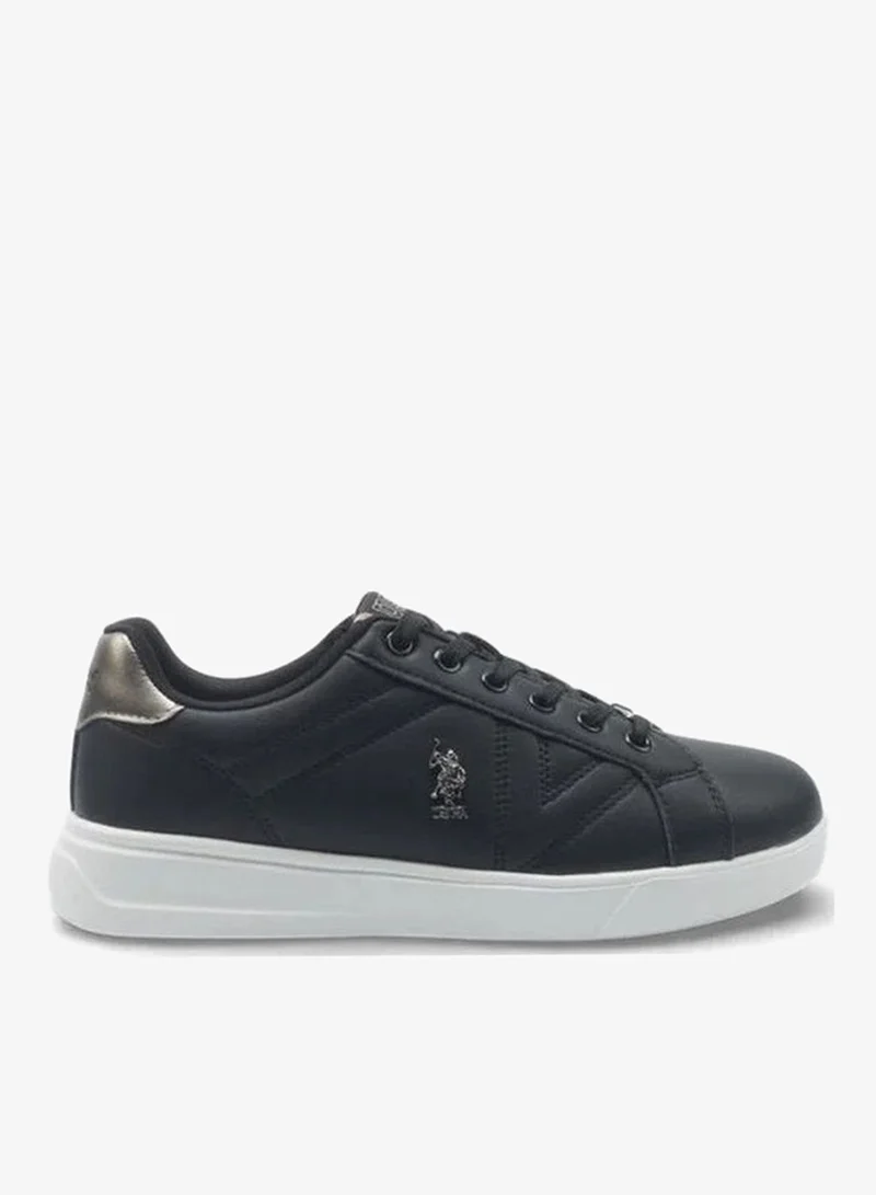 U.S. Polo Assn. EXXY GLB 6FX Women’s Sneakers Lace-Up Casual Shoes with White Platform Sole
